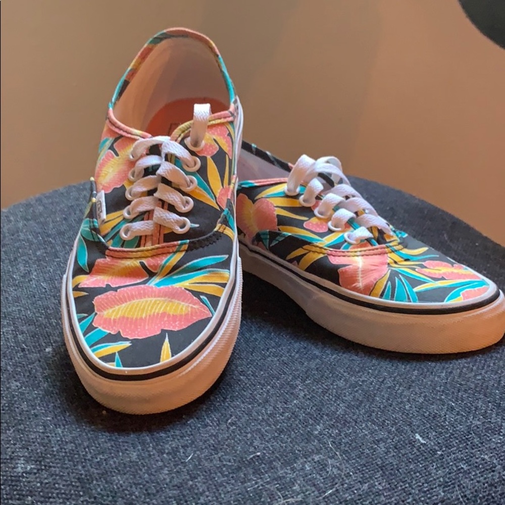 Tropical Vans Shoes NEVER WORN